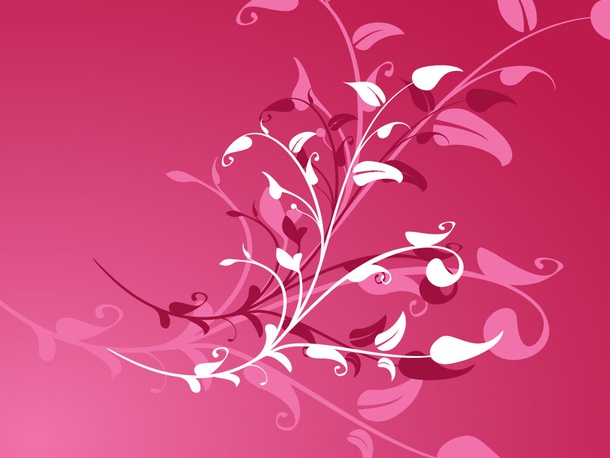 Pink Plants Background