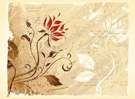 Floral Grunge Vector