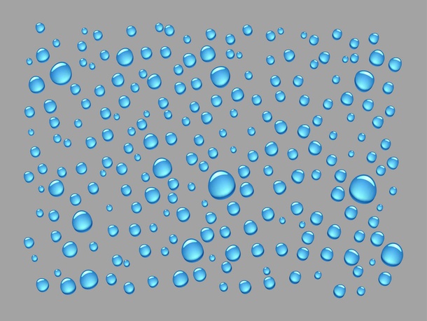 Water Drops Vector