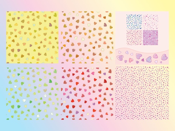 Heart Seamless Patterns