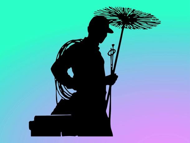 Chimney Sweep Silhouette