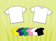 Blank T-Shirt Vectors