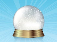 Snow Globe Vector