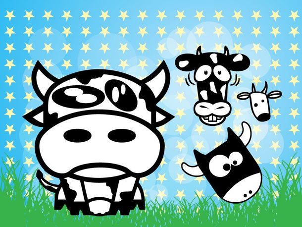 Cartoon Cows