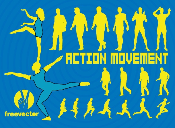 Action Silhouettes