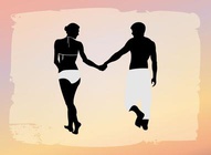 Couple On Beach