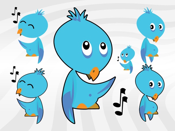 Twitter Cartoon Birds