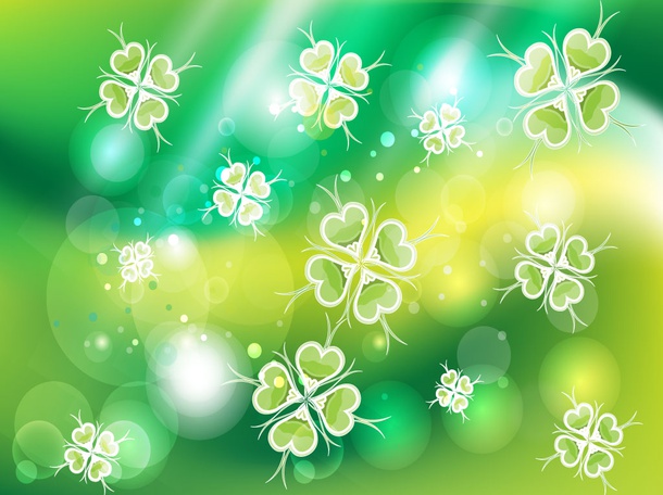 Abstract Clover Design