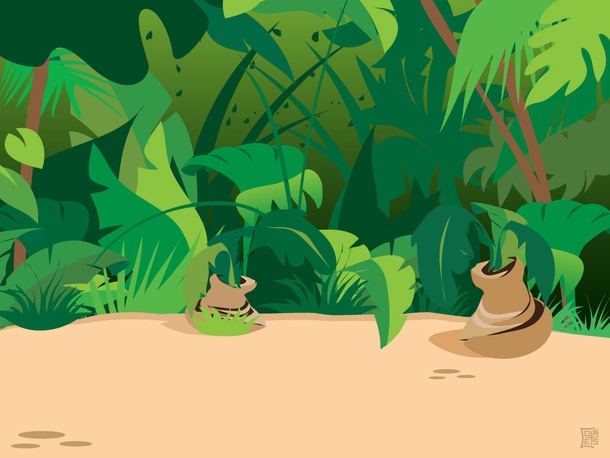 Jungle Plant Background