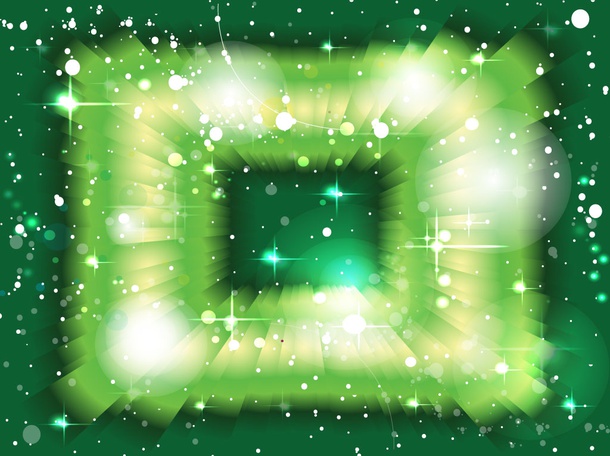 Radiant Green Vector Background