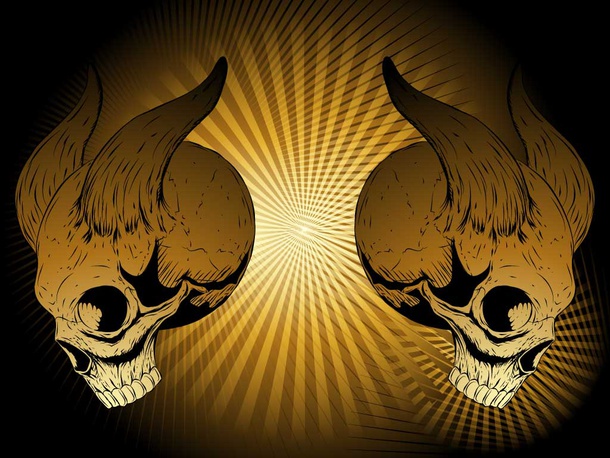 Horned Skull