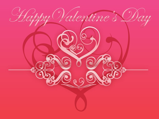 Decorative Valentine Design