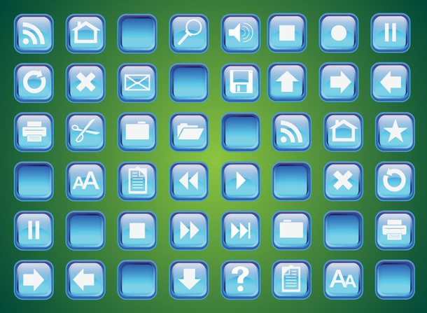 Blue Icons