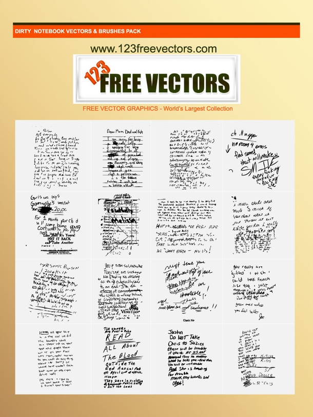 Notes Letters Vectors