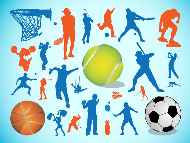 Sport Silhouettes Vectors