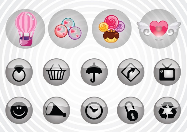 Vector Buttons Pack