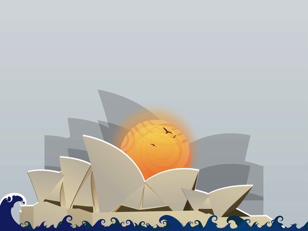 Sydney Opera House Vector