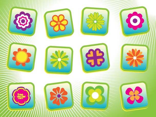 Flower Buttons