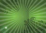 Green Scrolls Background