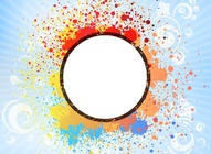 Circle Splash Frame