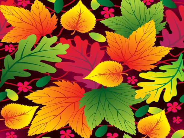 Autumn Leaves Vector Art