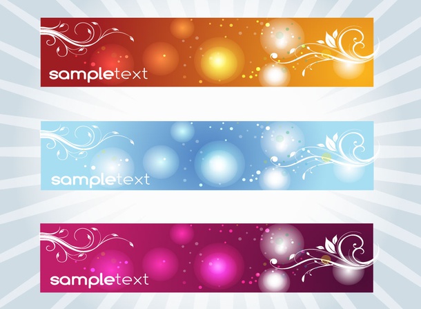 Free Decorative Header Vectors