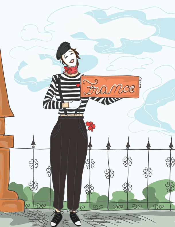 Mime Illustration