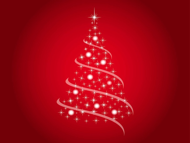 Festive Tree Vector