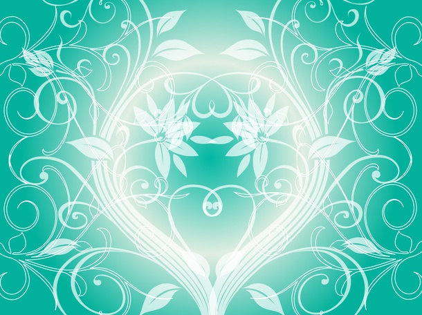 Nature Swirls Vector Background