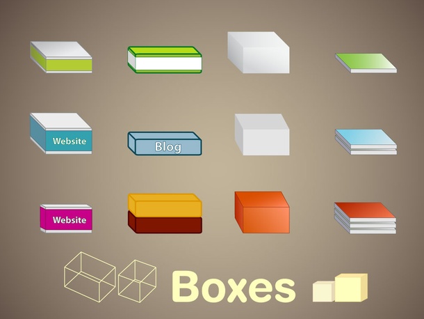 Box Vector Icons