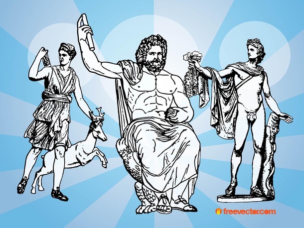 Greek Gods Vectors