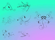 Swirling Floral Vectors