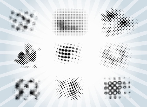 Halftone Brush Patterns