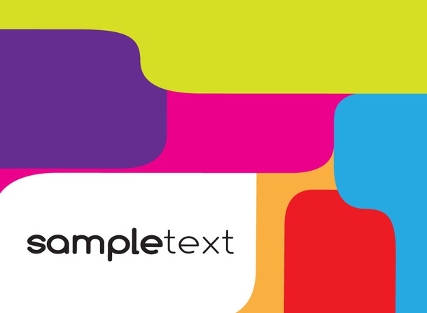 Colorful Shapes Template