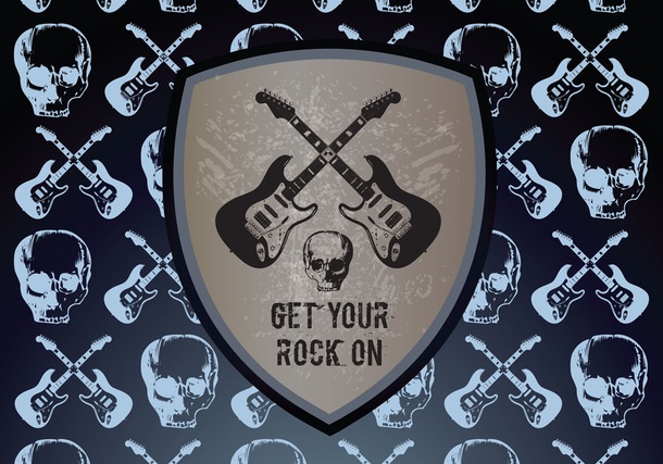 Guitars and Skulls Rock