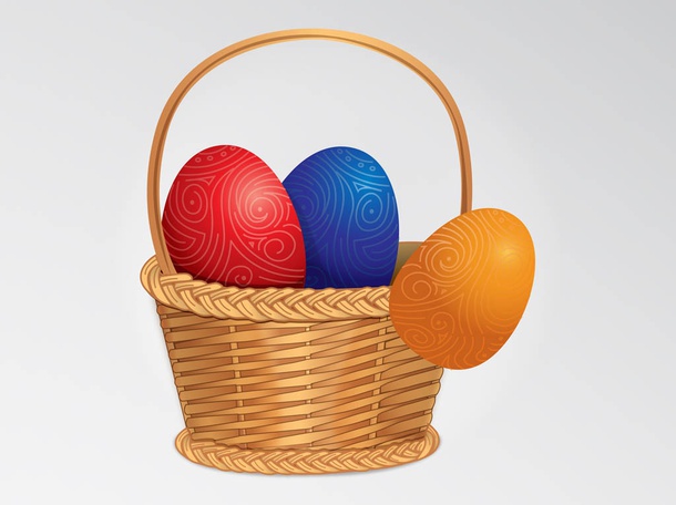 Easter Eggs Vector