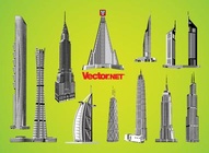 Dynamic Skyscraper Vectors