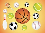 Sports Balls Vector