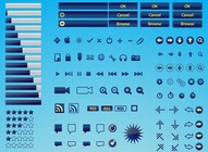 Internet Buttons Vector Set