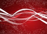 Red Dots Swirls Vector