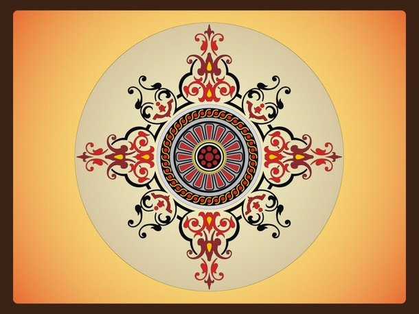 Circle Vector Decorative Design