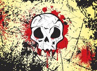 Textured Skull Background