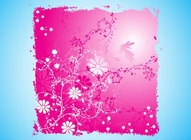 Pink Flower Layout