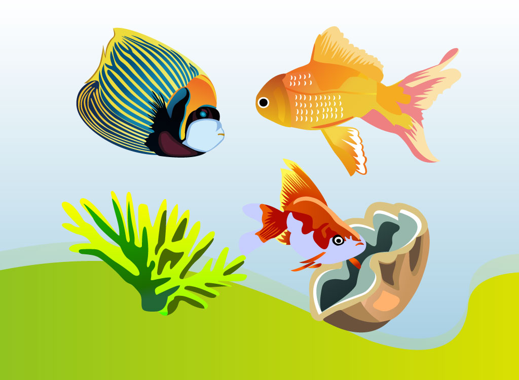 free clip art angel fish - photo #46