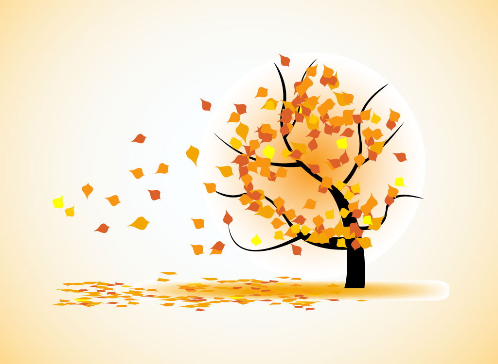 free leaves blowing clipart - photo #17