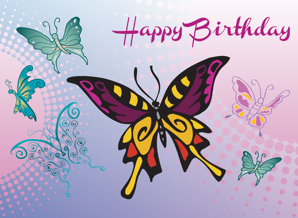 Butterfly Birthday Card Butterfly Birthday Card