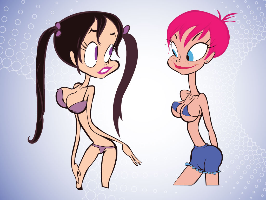 female cartoon Bikini