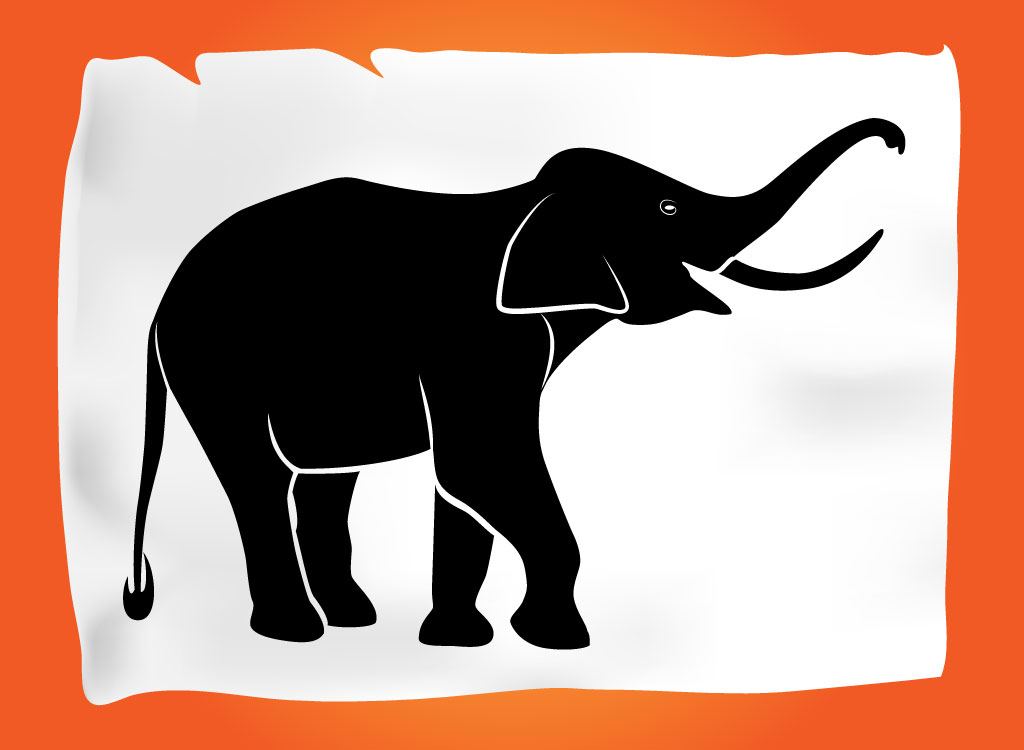 elephant clipart vector - photo #2