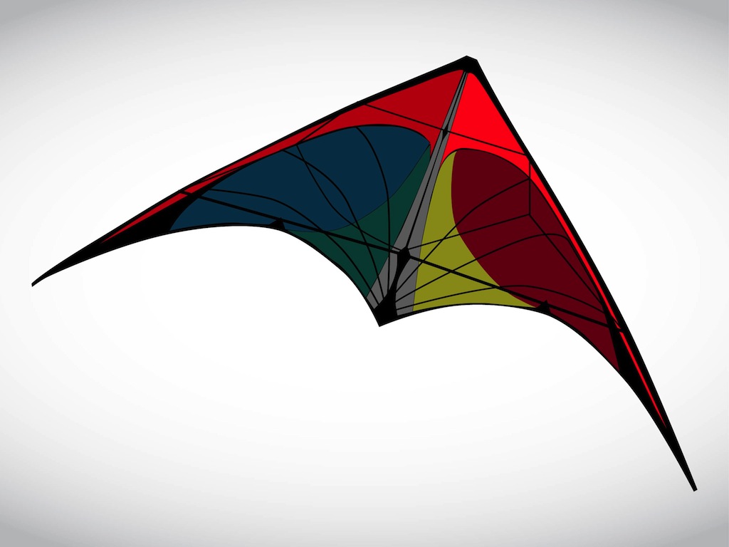 clipart kite flying - photo #48