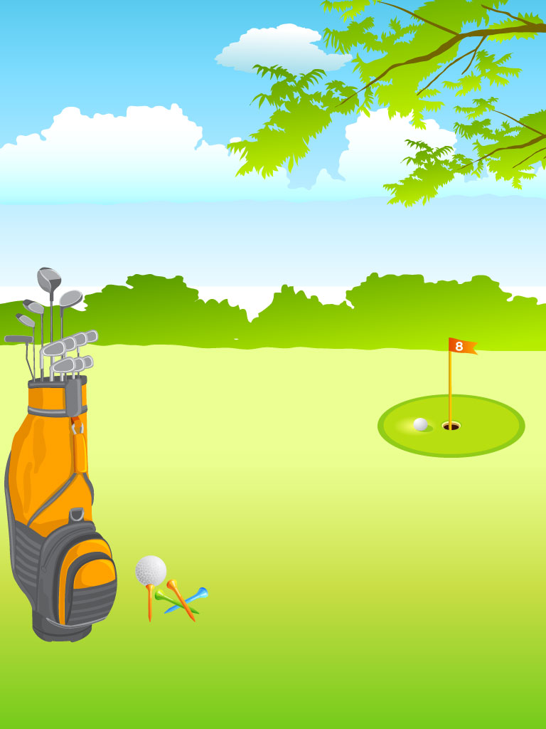 free clipart golf course - photo #2